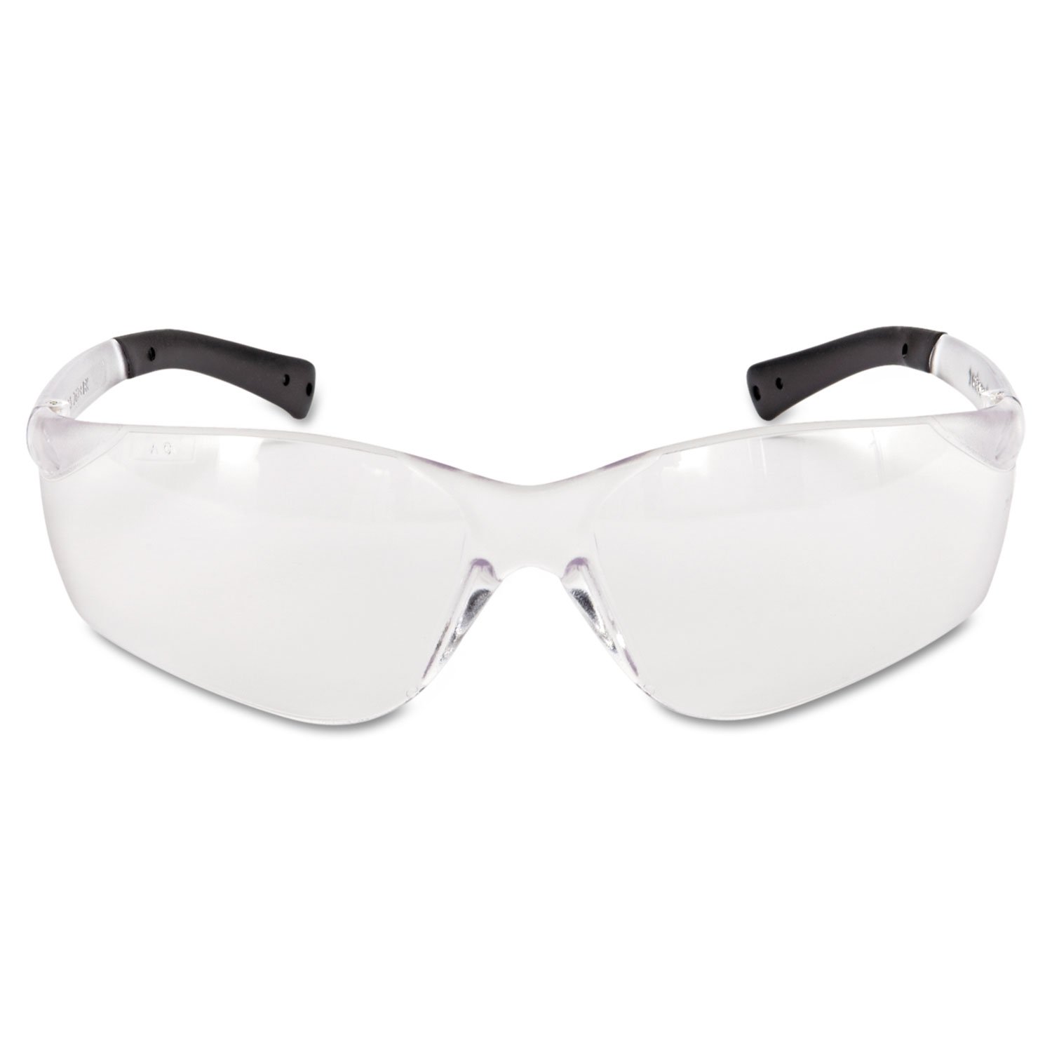 MCR SAFETY BK110AF BearKat Safety Glasses, Frost Frame, Clear Lens