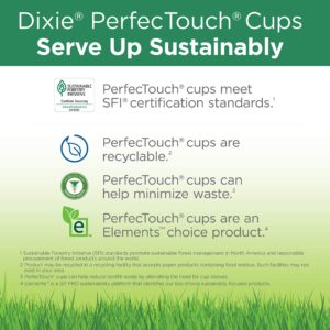 Dixie PerfecTouch 12 oz. Insulated Paper Hot Coffee Cup by GP PRO (Georgia-Pacific), Coffee Haze, , 960 Count (160 Cups Per Sleeve, 6 Sleeves Per Case)