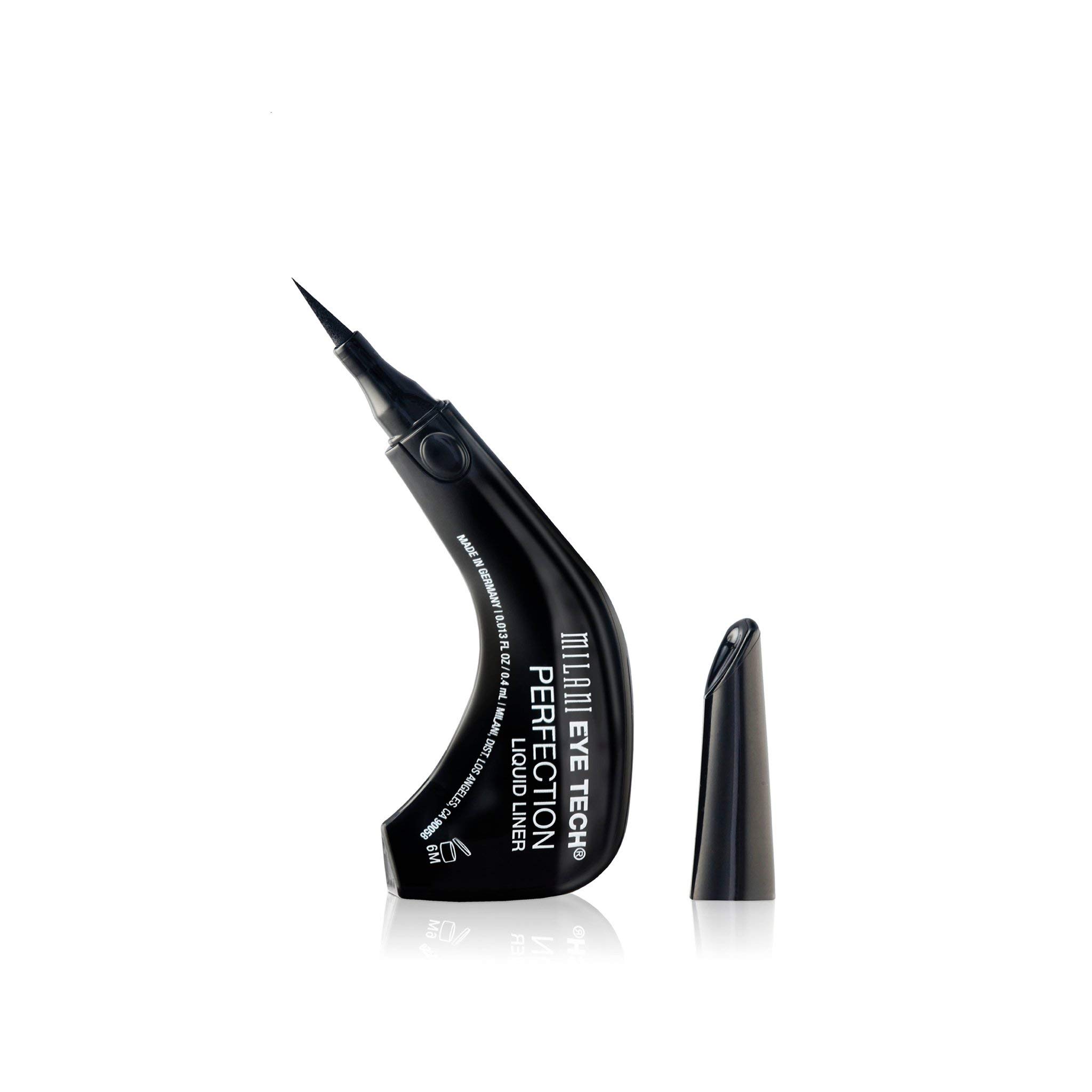 Milani Eye Tech Perfection Liquid Eyeliner - Black (0.01 Fl. Oz.) Vegan, Cruelty-Free Liquid Eyeliner with Mistake-Proof Design to Define Eyes for Long-Lasting Wear