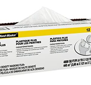 3M Hand masker Painters Plastic Plus MFB-12, 12 ft x 400 ft x .31 mil(3,65 m x 121 m x .00787 mm)