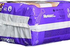 HUGGIES LITTLE MOVERS Diapers, Size 4 (22-37 lb.), 24 Ct., JUMBO PACK (Packaging May Vary), Baby Diapers for Active Babies