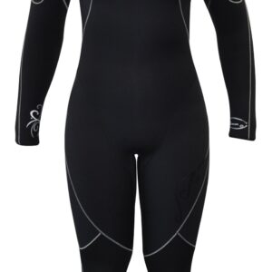 Aqua Lung Aquaflex Wetsuit Womens, Black/Charcoal, Size 6