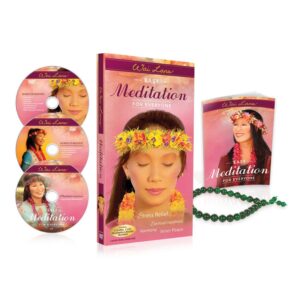 wai lana: easy meditation for everyone gift set – 2 dvds 1 cd and japa beads - 10 easy-to-follow methods of yoga sound meditation