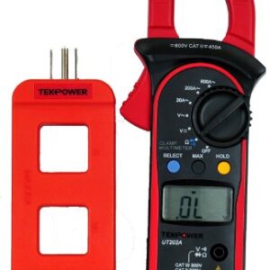 Tekpower UT202A (Uni-Trend) Auto-ranging AC 600 Amp Clamp Meter with Tekpower Line Splitter M920