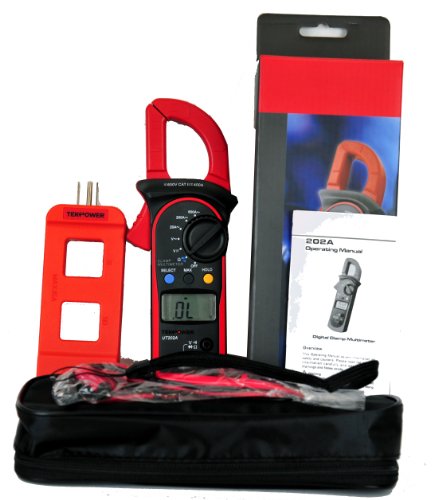 Tekpower UT202A (Uni-Trend) Auto-ranging AC 600 Amp Clamp Meter with Tekpower Line Splitter M920