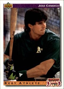 1992 upper deck baseball card #649 jose canseco