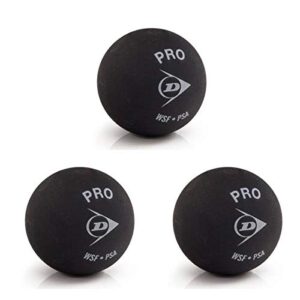 Dunlop Sports Pro XX Squash Ball V22, 3-Ball Tube