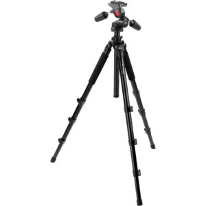 oben ac-1451 4-section aluminum tripod with pd-117 pan/tilt head