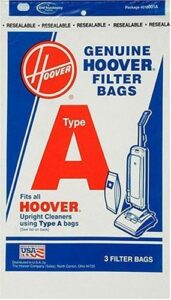 hoover 4010001a type a vacuum bags, 9 bags