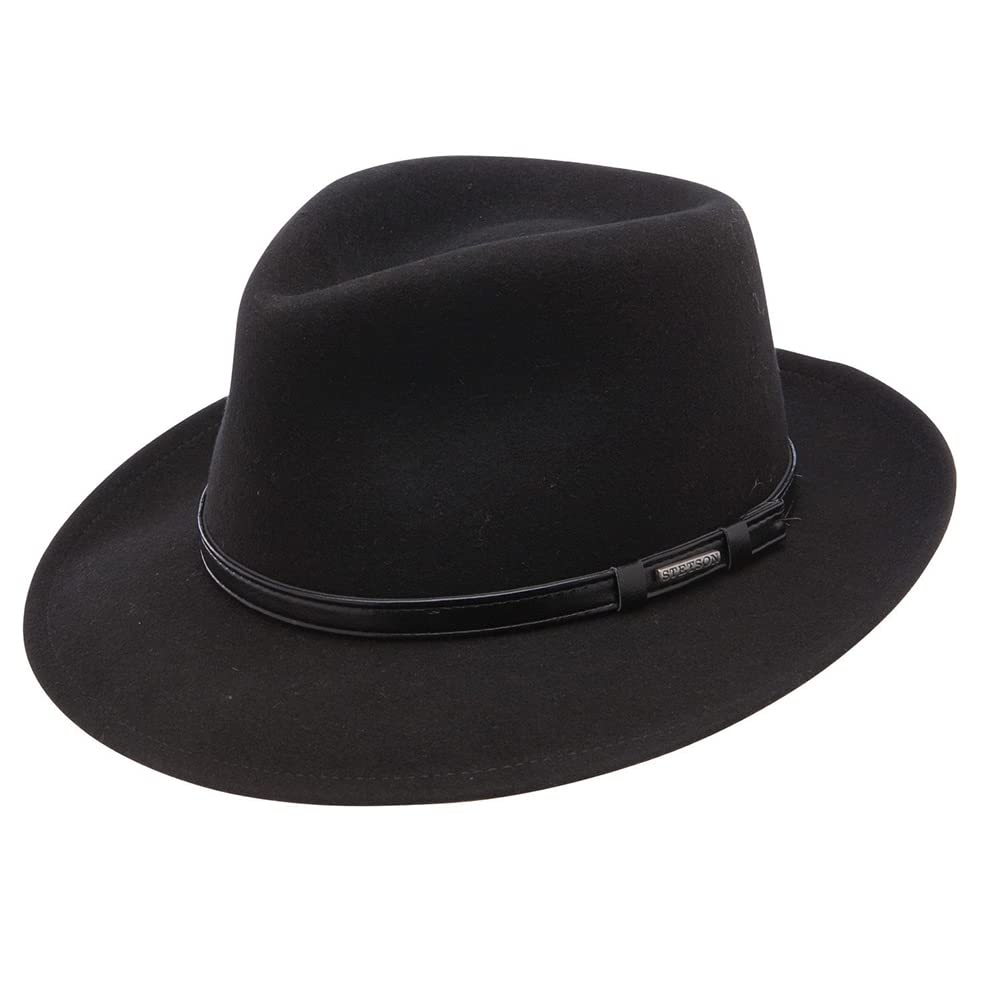 Stetson TWCRUR-2124, Color: Black, Size: M (TWCRUR-212407M0)