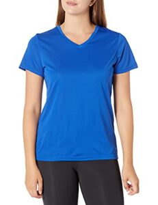 augusta sportswear youth nexgen wicking wicking tee shirt, royal, medium