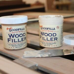 Water-Based Wood & Grain Filler - Walnut - 8 oz by Goodfilla | Replace Every Filler & Putty | Repairs, Finishes & Patches | Paintable, Stainable, Sandable & Quick Drying