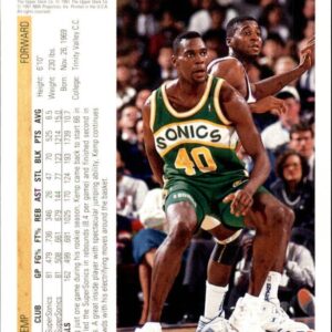 1991 Upper Deck Basketball Card (1991-92) #173 Shawn Kemp