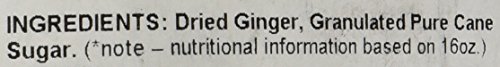 GERBS Dried Ginger 2 LBS. Granulated | Freshly Dehydrated Resealable Bulk Bag | Top Food Allergy Free | Sulfur Dioxide Free | Facilitates weight loss by improving digestion| Gluten & Peanut Free