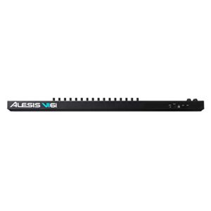 Alesis VI61 - 61 Key USB MIDI Keyboard Controller with 16 Pads, 16 Assignable Knobs, 48 Buttons and 5-Pin MIDI Out Plus Production Software Included,Black