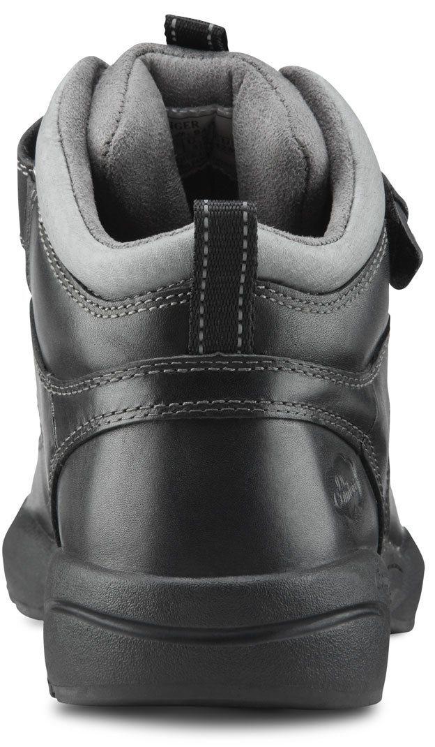 Dr. Comfort Men's Ranger Black Diabetic Hiking Boots