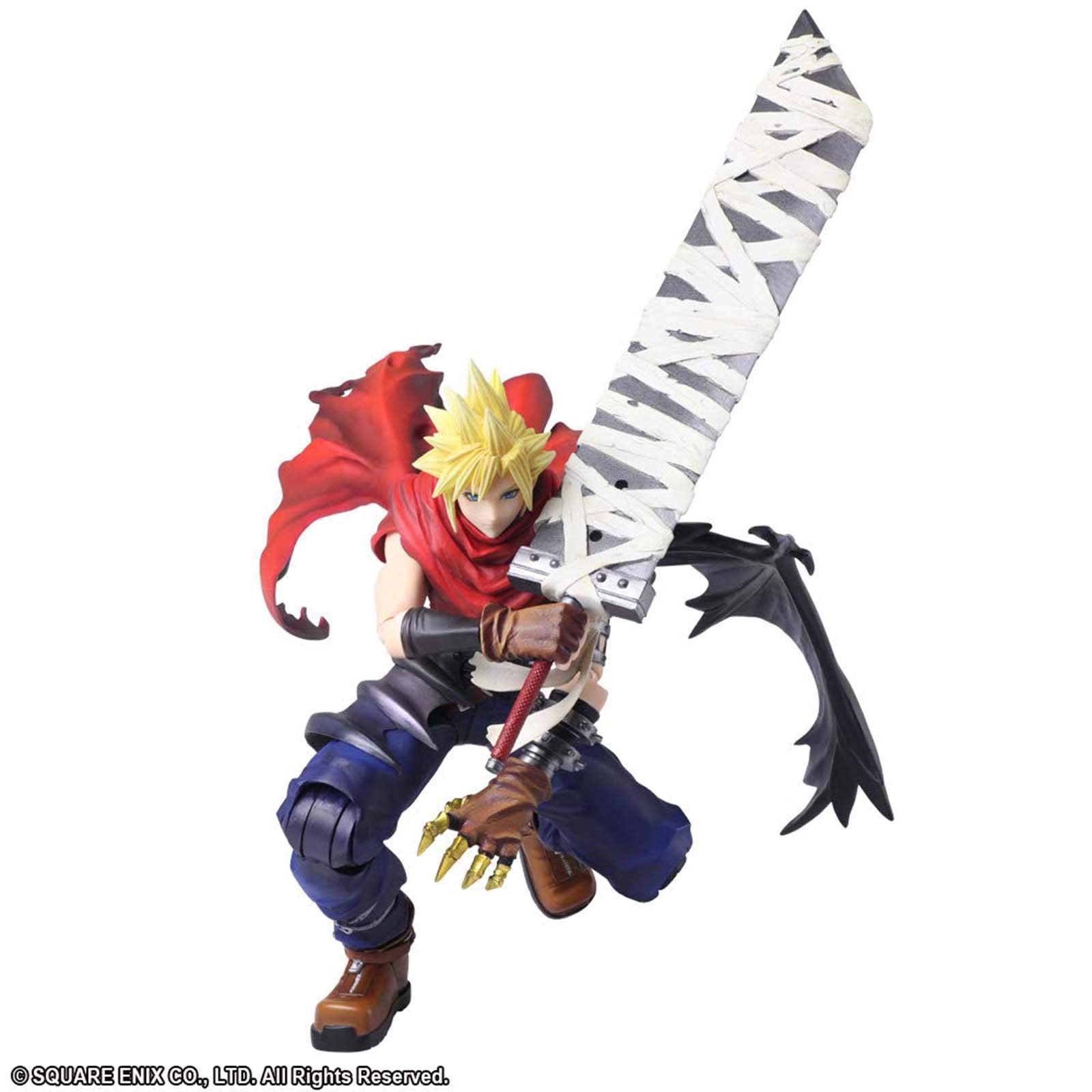 Square Enix Final Fantasy Bring Arts Cloud Strife (Another Form Variation) Action Figure, Multicolor