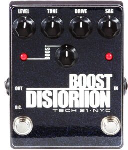 tech 21 boost distortion metallic pedal