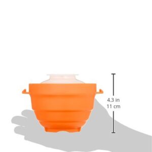 Richell Silicone Baby Food Steamer Orange