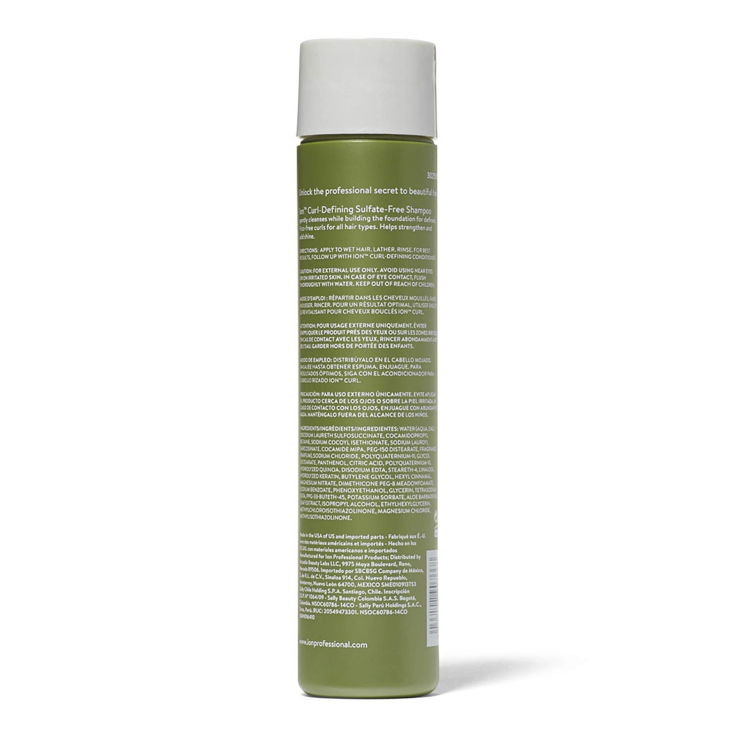 ion Curl Defining Shampoo, Paraben Free, Sulfate Free, Anti-Frizz, Strengthening, Adds Shine