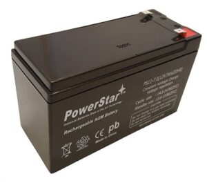 replacement standby battery (12 v, 7 ah) for bosch d126 2 year warranty