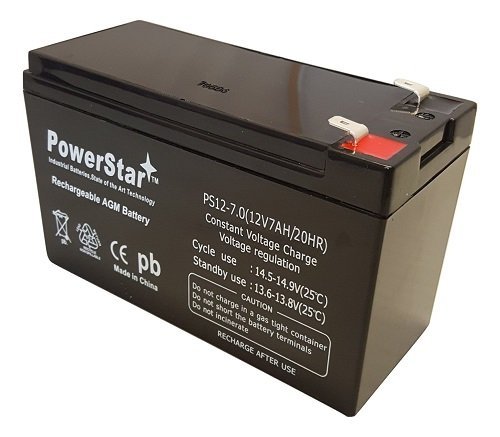 Replacement Standby Battery (12 V, 7 Ah) for Bosch D126 2 Year Warranty