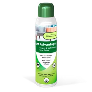 advantage carpet & upholstery spot spray | kills fleas & ticks & bedbugs | 16 oz.