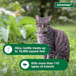 Advantage Yard & Premise Spray | Kills Fleas & Ticks & More | 32 oz.