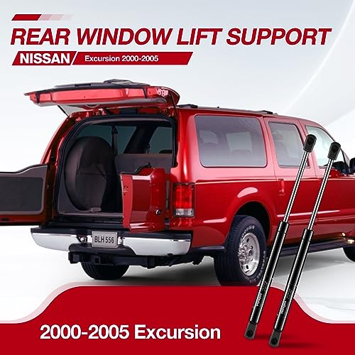 Vepagoo 6421 Rear Window Glass Gas Struts Shocks for Ford-Excursion 2000-2005 1.5" Higher Than OEM, 013960, PM2019EX，Set of 2