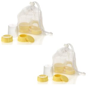 medela breastmilk bottle spare parts (set of 2)