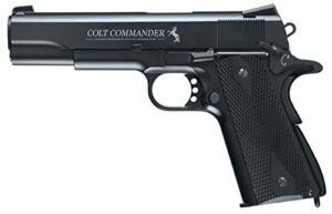 umarex colt commander blowback metal frame .177 bb gun air pistol, colt commander air pistol