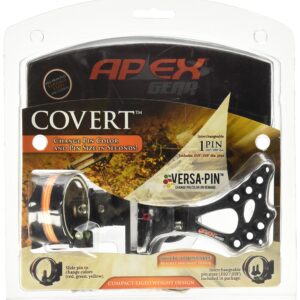 Apex Gear Covert 1-Pin Sight .019" / .010" Black