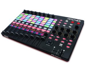 akai professional apc40mkii - usb midi controller for mac / pc with clip launch matrix, knobs & faders, and pro software suite included