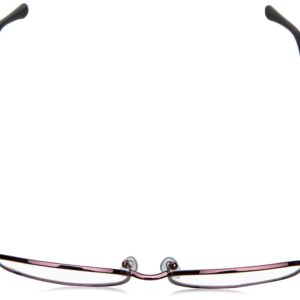 Sferoflex Women's SF2573 Square Prescription Eyewear Frames, Shiny Cyclamin/Demo Lens, 53 mm