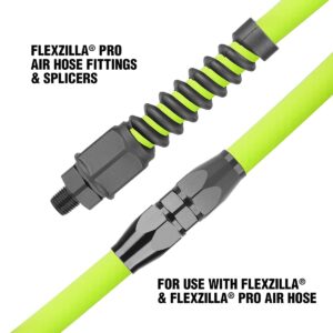 Flexzilla Pro Air Hose Reusable Fitting with Ball Swivel, 1/4 in. - RP900250BS