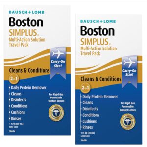 Bausch & Lomb Boston Simplus Travel Kit-1 oz, 2 pack