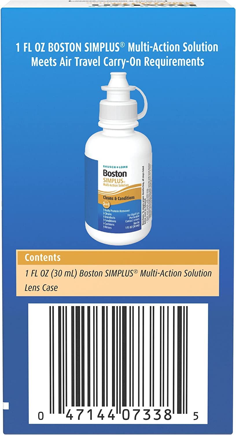 Bausch & Lomb Boston Simplus Travel Kit-1 oz, 2 pack