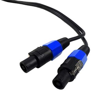 HQRP 6ft Speakon to Speakon (M/M) Cable for Aguilar DB 112 NT/DB 212 / DB 410 / GS 112 / SL 112 Bass Amplifier Cabinet