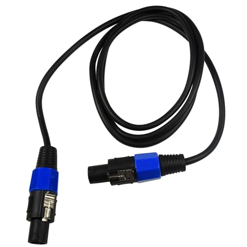 HQRP 6ft Speakon to Speakon (M/M) Cable for Aguilar DB 112 NT/DB 212 / DB 410 / GS 112 / SL 112 Bass Amplifier Cabinet