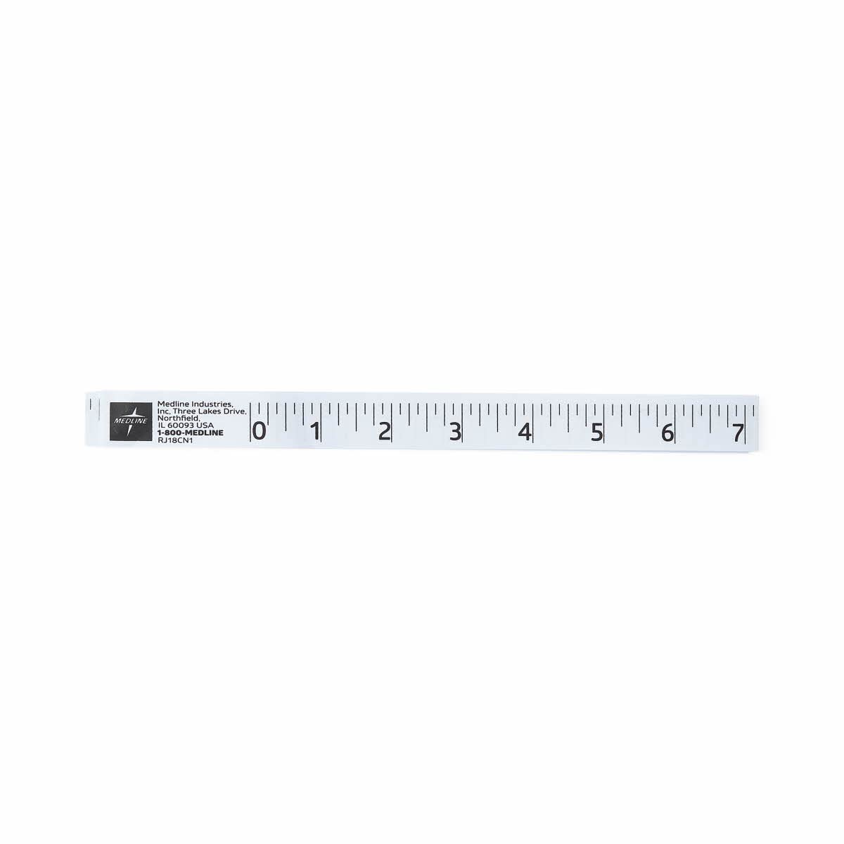 Medline Paper Measuring Tape, Flexible, Inches and Centimeters, Disposable, Great for Single Use, 72" (Pack of 500)