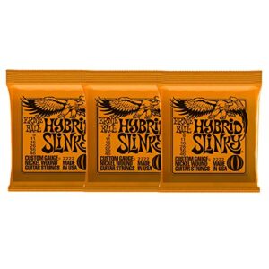 Ernie Ball Hybrid Slinky Guitar Strings (Pack of 3) (2222x3)