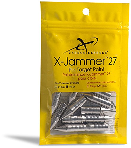 Carbon Express X-Jammer-27 Pro Pin Point, 140 Grain Weight, 12-Pack