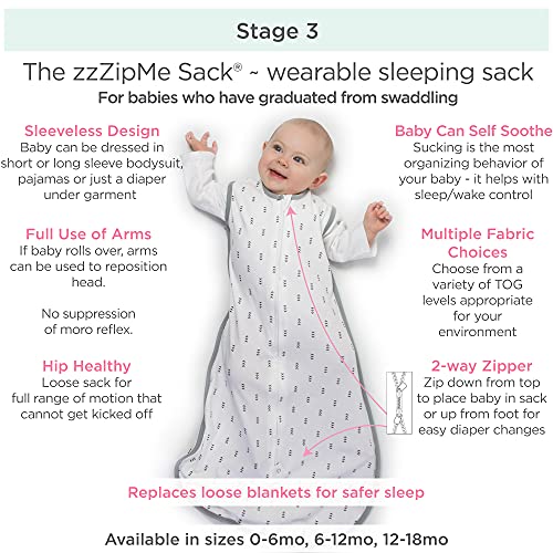 SwaddleDesigns Cotton Flannel Sleeping Sack, Sleeveless Wearable Blanket with 2-Way Zipper, Made in USA, Elephant and Yellow Chickies, 12-18 Months