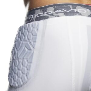 McDavid Compression Padded Shorts with HEX Pads. Hip, Tailbone, Thigh Padding. Girdle Tights for Men and Women. Football, Lacrosse, Hockey, Basketball Snowboarding