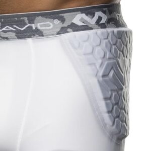 McDavid Compression Padded Shorts with HEX Pads. Hip, Tailbone, Thigh Padding. Girdle Tights for Men and Women. Football, Lacrosse, Hockey, Basketball Snowboarding