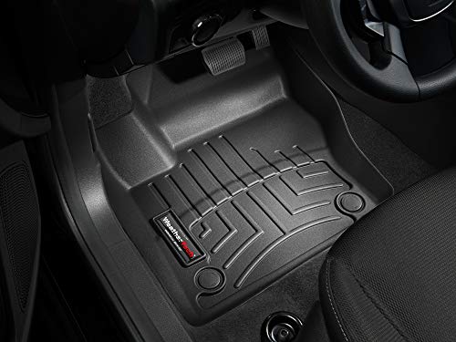 WeatherTech Custom Fit FloorLiners for Ford Focus ST, Focus - 1st Row (446461), Black