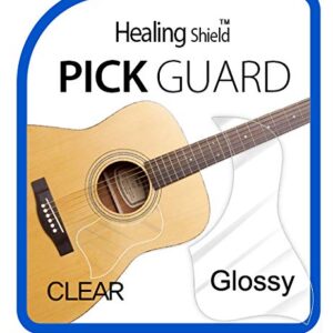 Healing shield Premium Acoustic Guitar Pickguard Pick Guard, Clear Glossy, Style Type, Modern