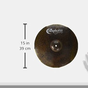 Bosphorus Cymbals A15HC 15-Inch Antique Series Hihat Cymbals Pair