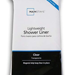 Light Weight PEVA Shower Liner - Clear