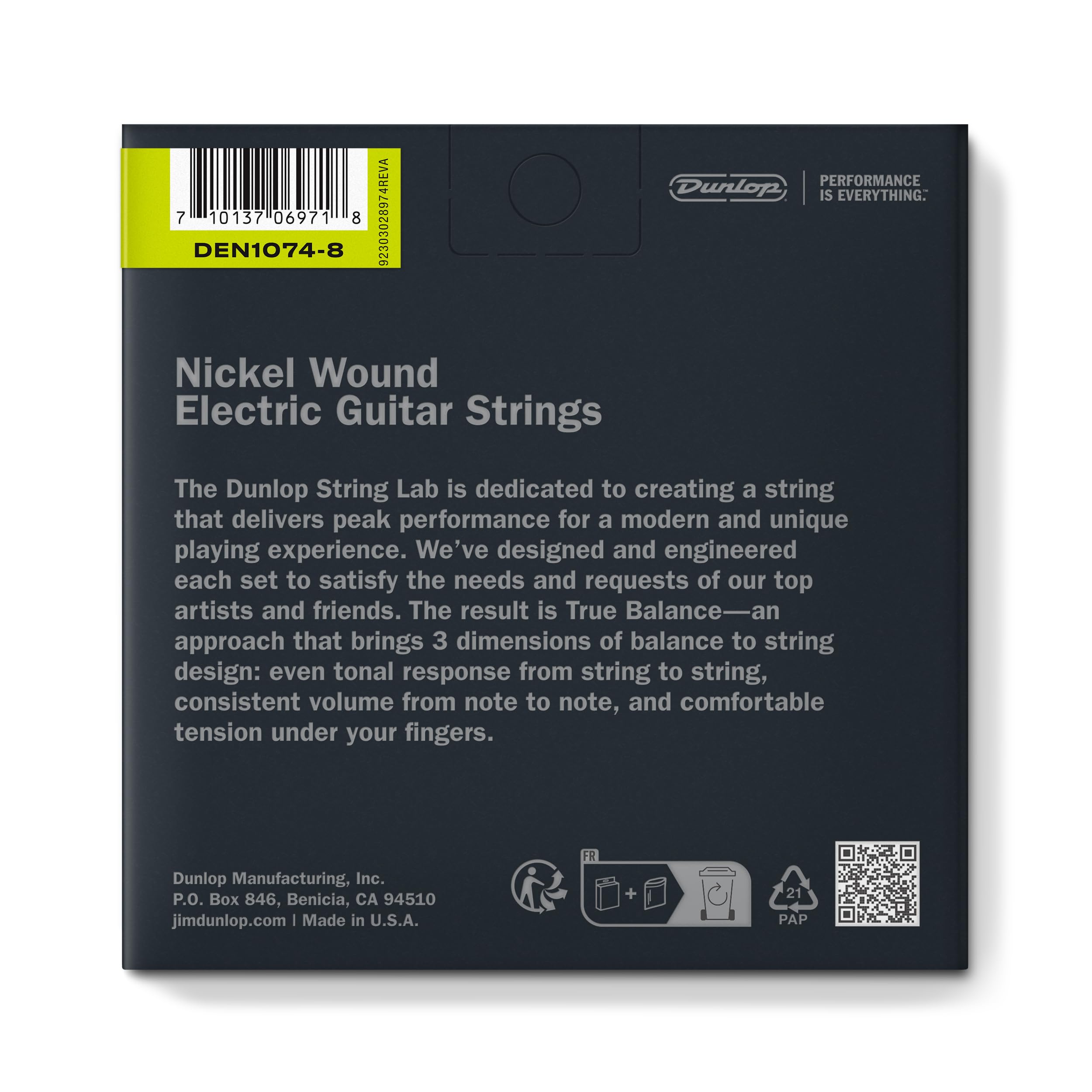 DUNLOP 38120107411 Electric Guitar Strings (38120107401)